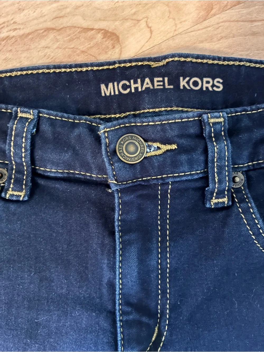 Michael Kors Women's Navy Izzy Skinny Jeans size 6